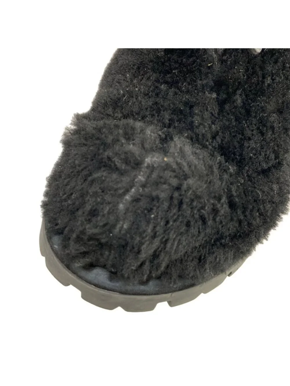 Prada Short Boots 40 Black Shearling